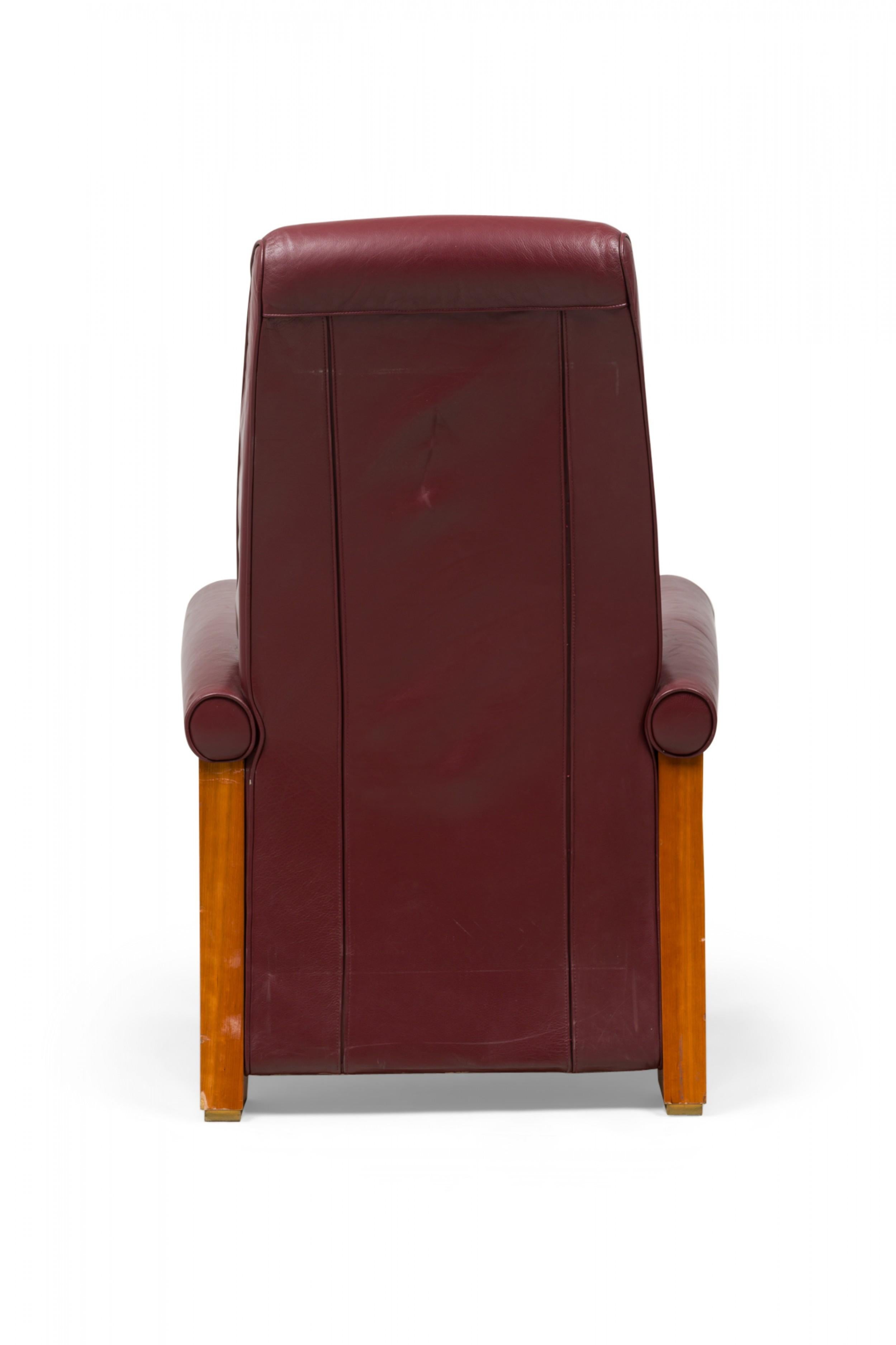 Paar amerikanische Mid-Century-Mahagoni-Stühle mit hoher Rückenlehne aus der Pace-Kollektion im Angebot 2
