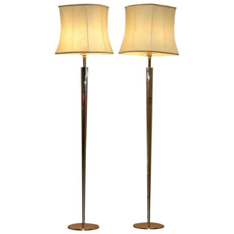 Pair of Pacific Heights Floor Lamps Boyd Lighting Barbara Barry For Sale