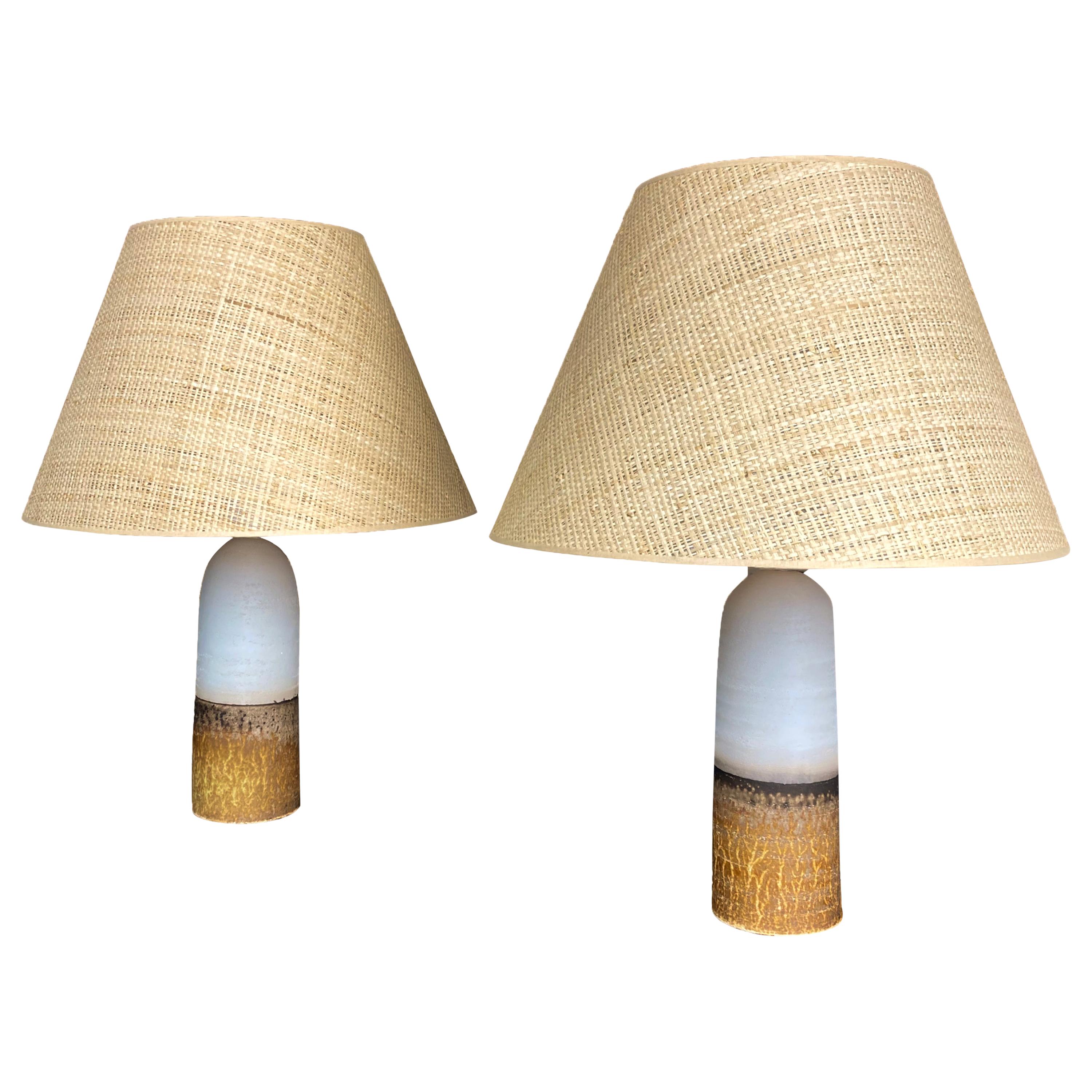 Pair of Paco Orti Table Lamps, circa 2020, Spain