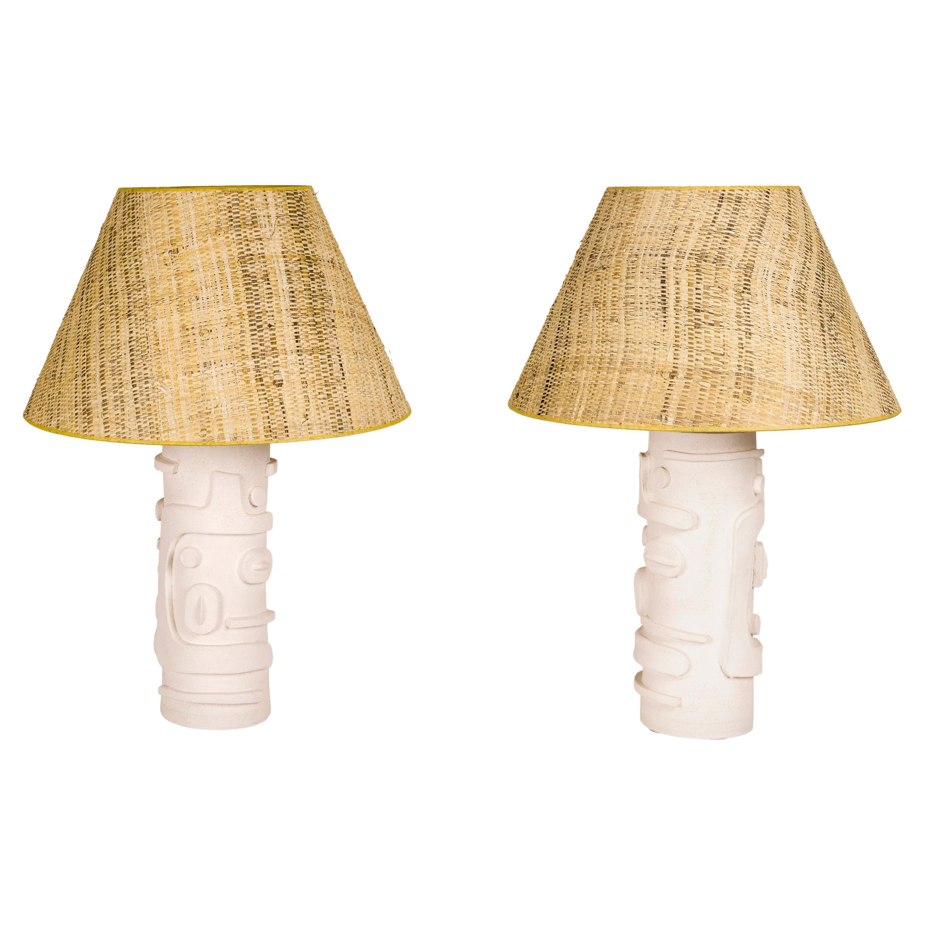 Pair of Paco Ponte Table Lamp, circa 2022, Spain For Sale