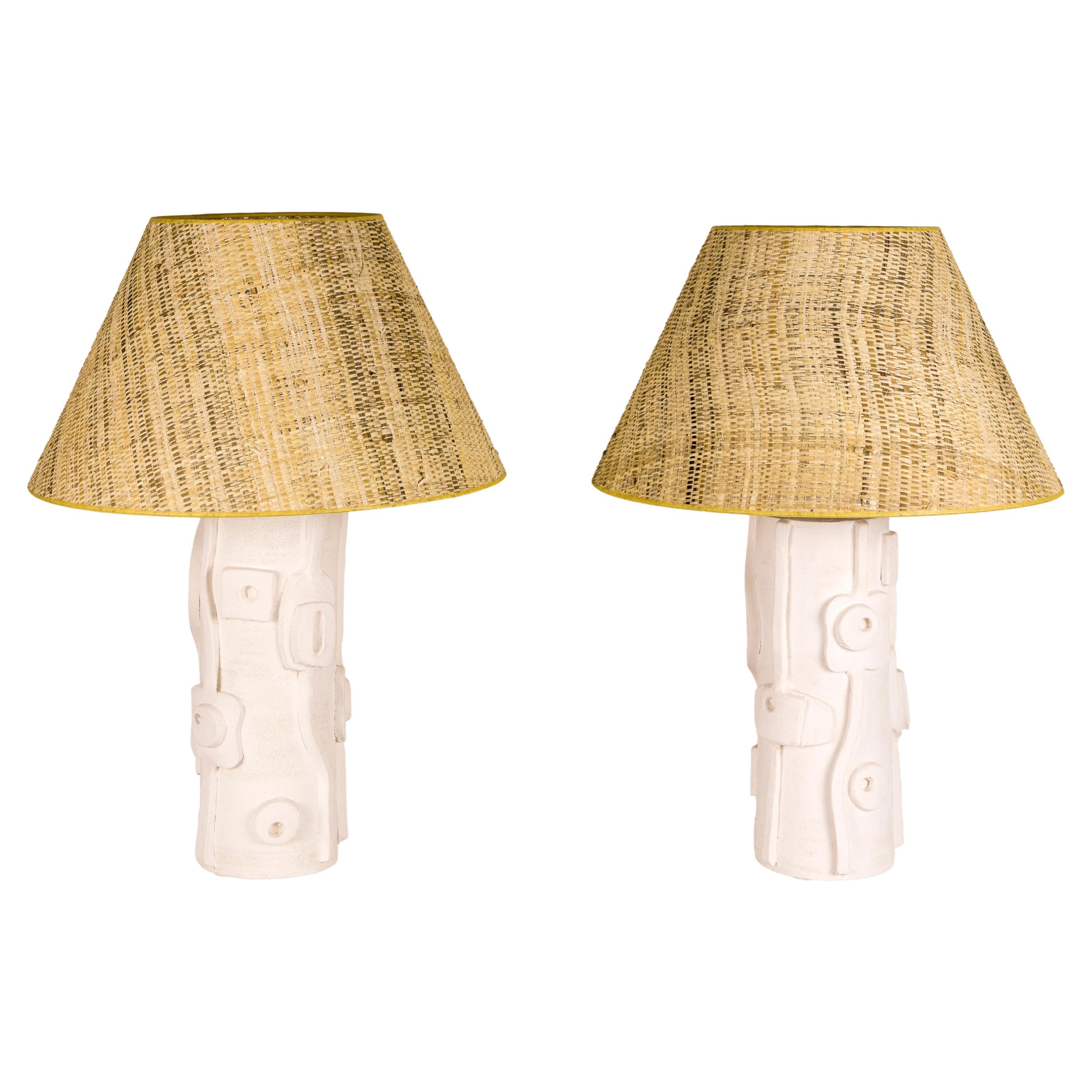 Pair of Paco Ponte Table Lamp, circa 2022, Spain