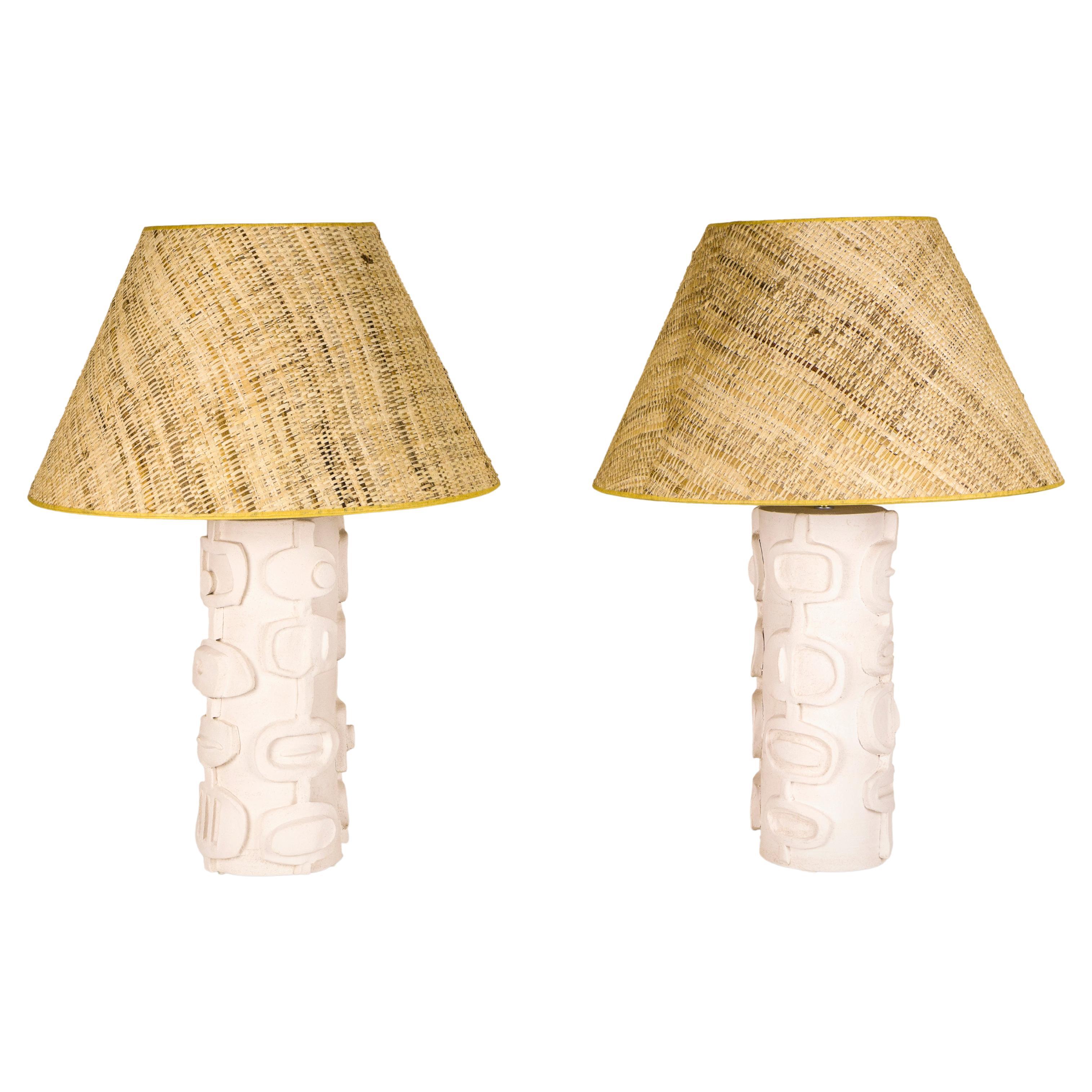 Pair of Paco Ponte Table Lamp, circa 2022, Spain For Sale
