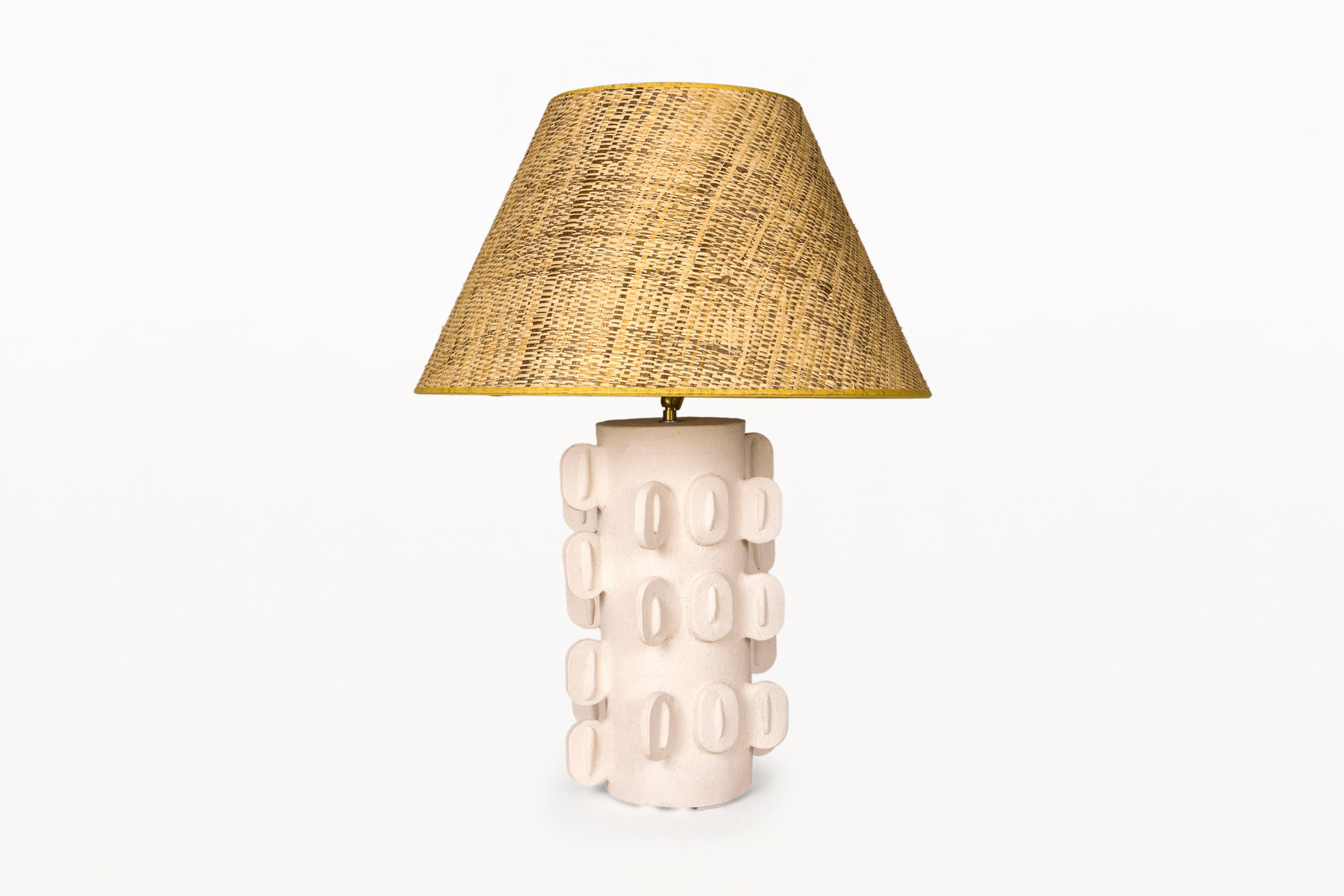 DESCRIPTION: Pair of Paco Ponte Table Lamp, circa 2025, Spain (Ref. TAP 0044)
Very decorative.
Made with bisque ceramic.
Signed by the designer.
Circa 2025, Spain.
CONDITION: Very good condition.
DIMENSIONS: Height: 42cm (16.5in) Diameter: 45cm