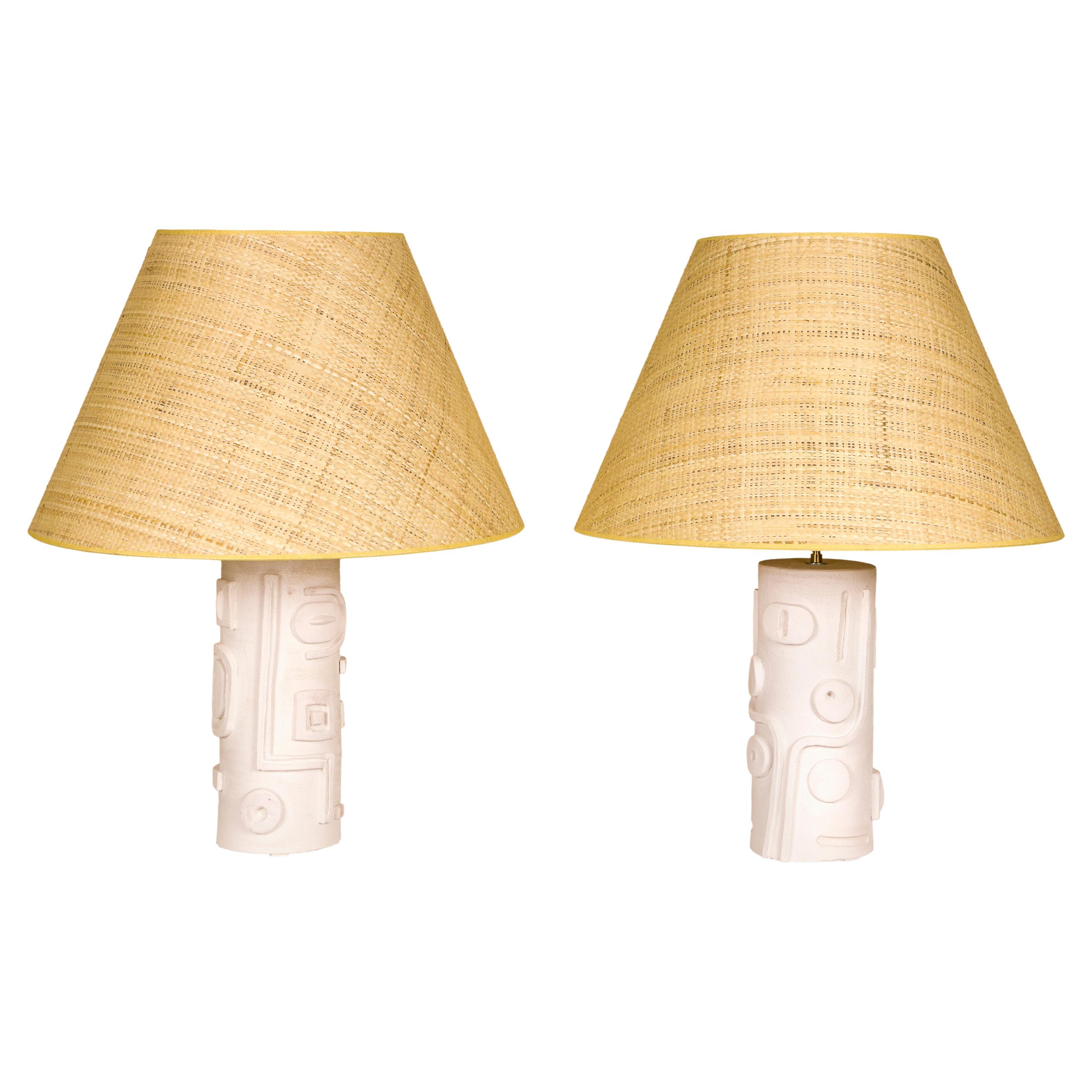 Pair of Paco Ponte Table Lamps, circa 2020, Spain