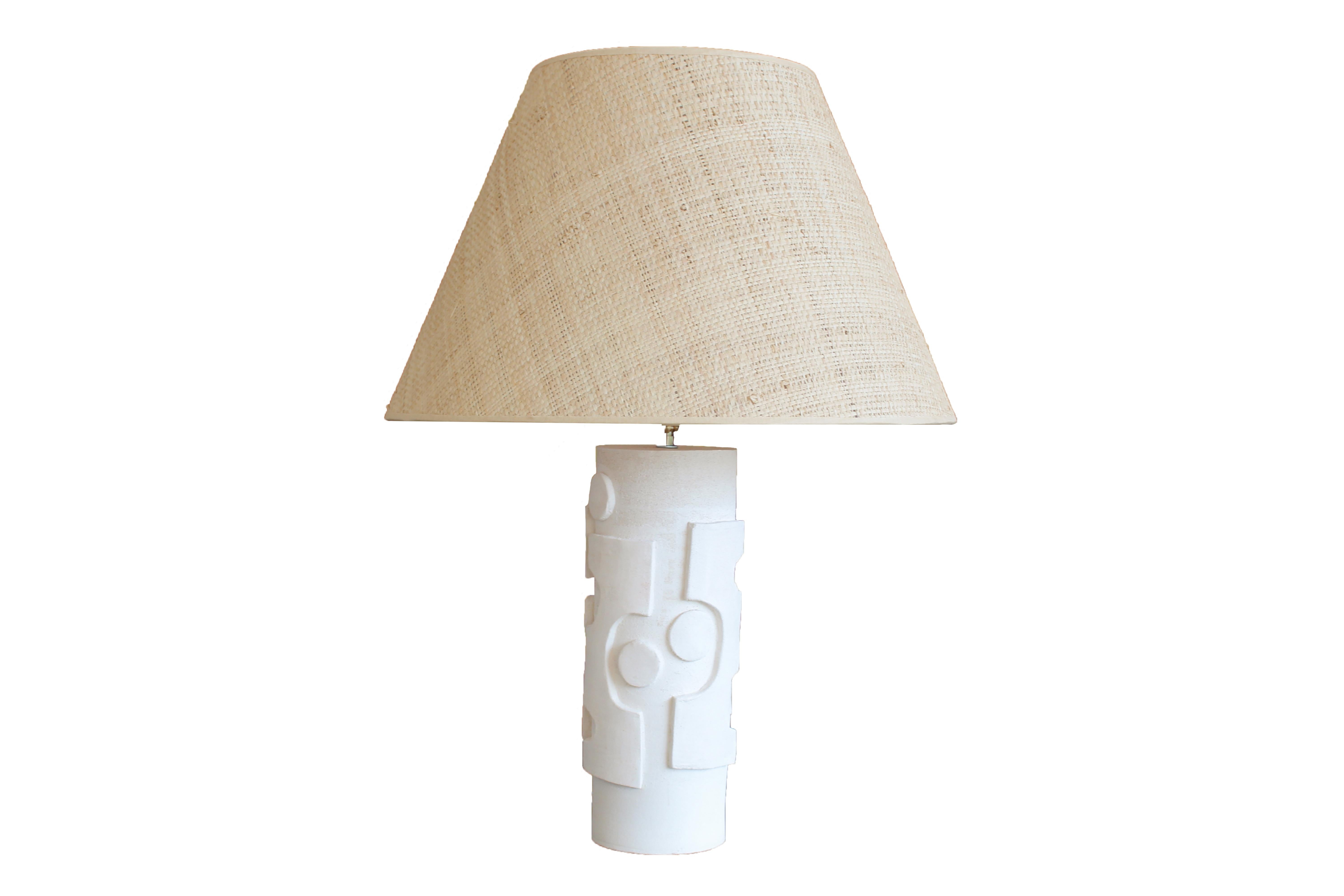 Pair of Paco Ponte table lamps.
Made with bisque ceramic.
With flexible socket to straighten the shade.
Rafia lampshade.
Circa 2021, Spain.
Very good condition.
Paco Ponte was born on 09-15-62 in Madrid, Spain. He graduated in law and after