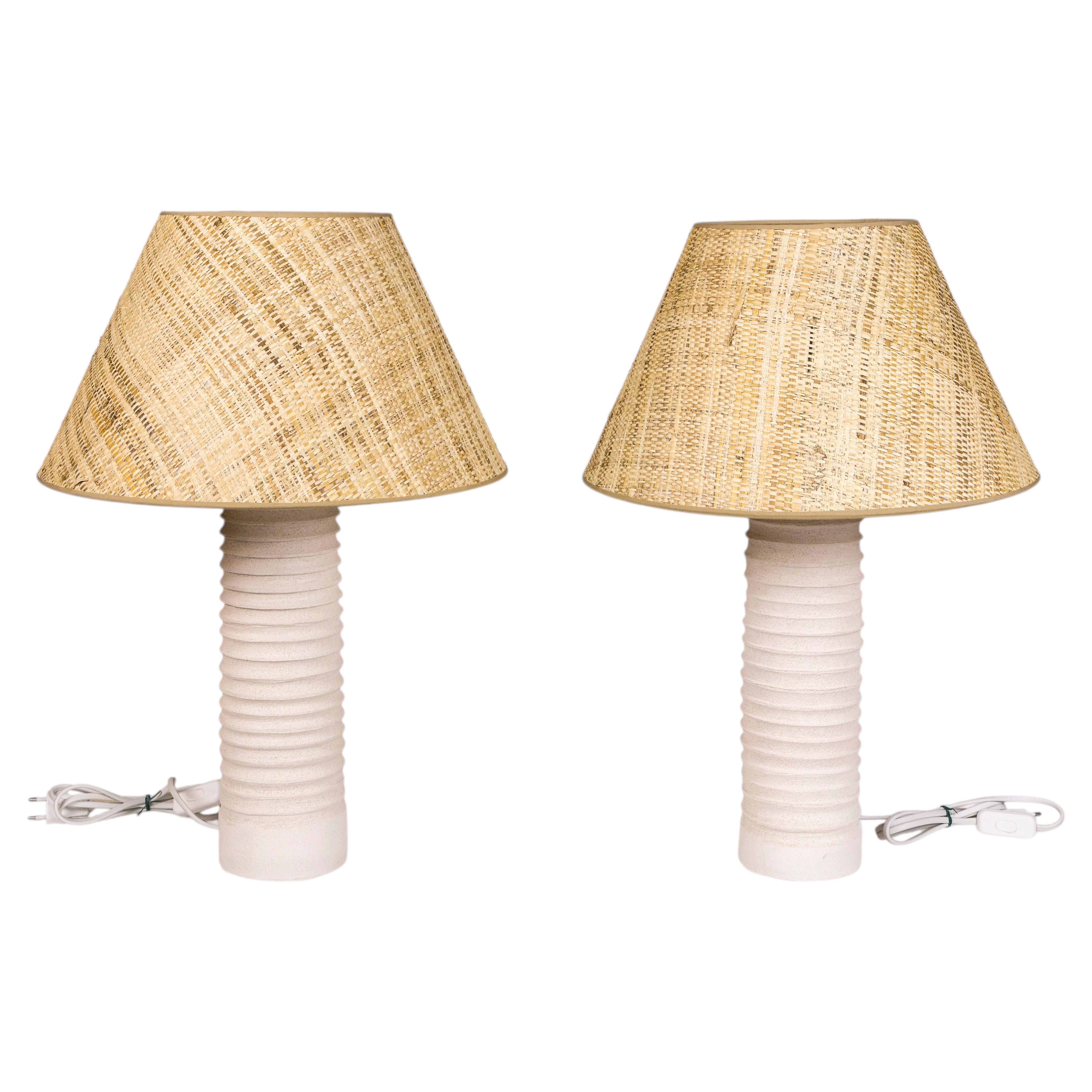 Pair of Paco Ponte Table Lamps, circa 2025, Spain (Ref.  LA_0123) For Sale