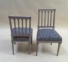Pair of Painted 19th Century Chairs