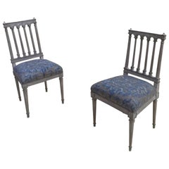 Pair of Painted 19th Century Chairs