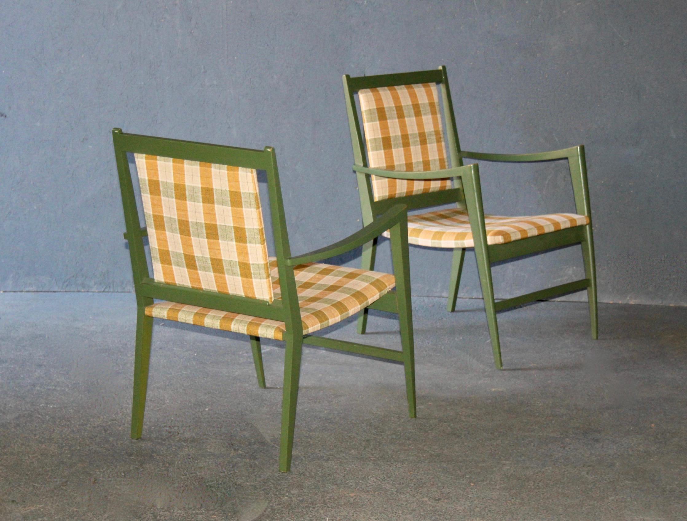 Pair of painted armchairs For Sale 3