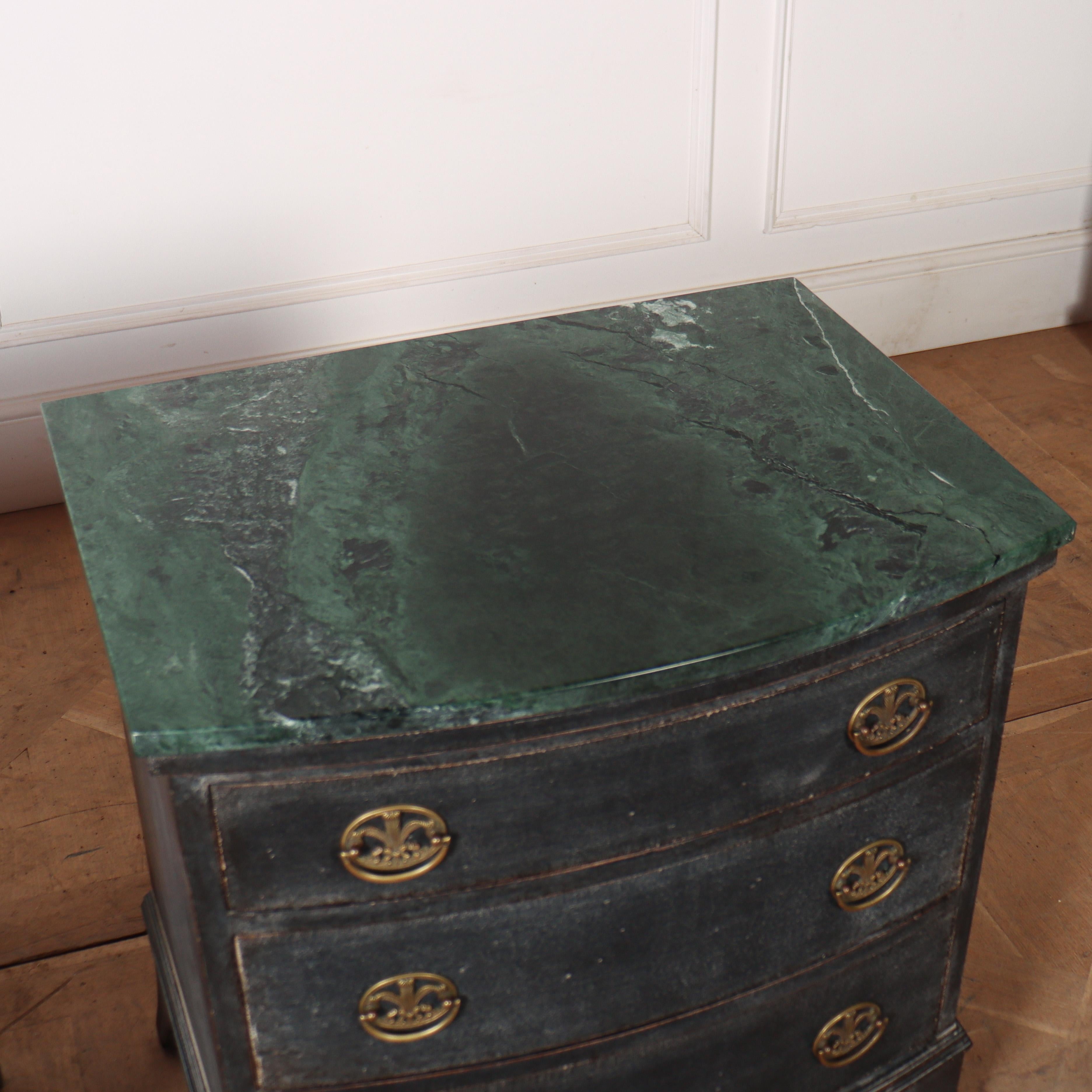 Pair of Painted Bedside Chest of Drawers For Sale 2