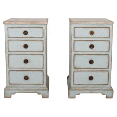 Pair of Painted Bedside Chest of Drawers