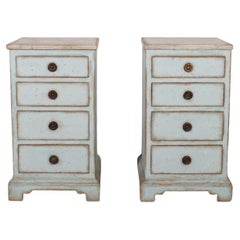 Pair of Painted Bedside Chest of Drawers