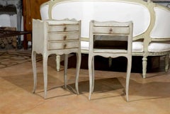 Pair of Painted Chevet Tables