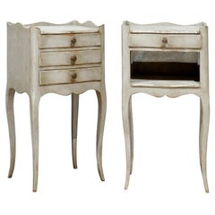 Pair of Painted Chevet Tables