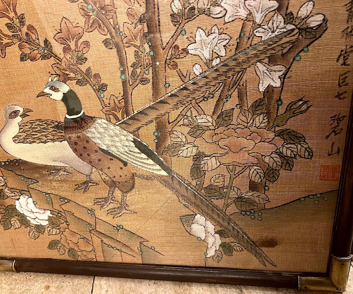 Pair of Painted Chinoiserie Panels For Sale 1