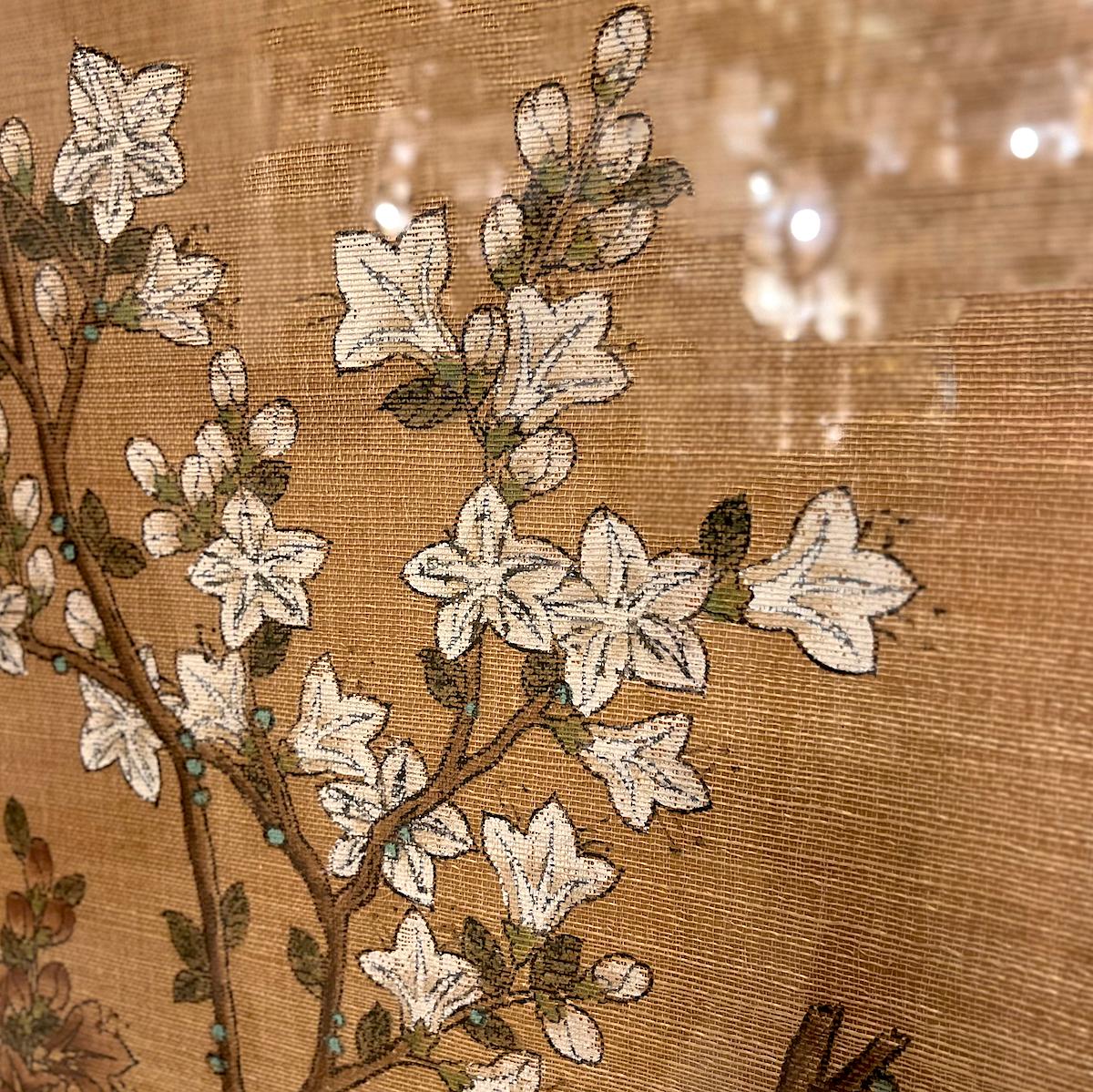 Pair of Painted Chinoiserie Panels For Sale 2