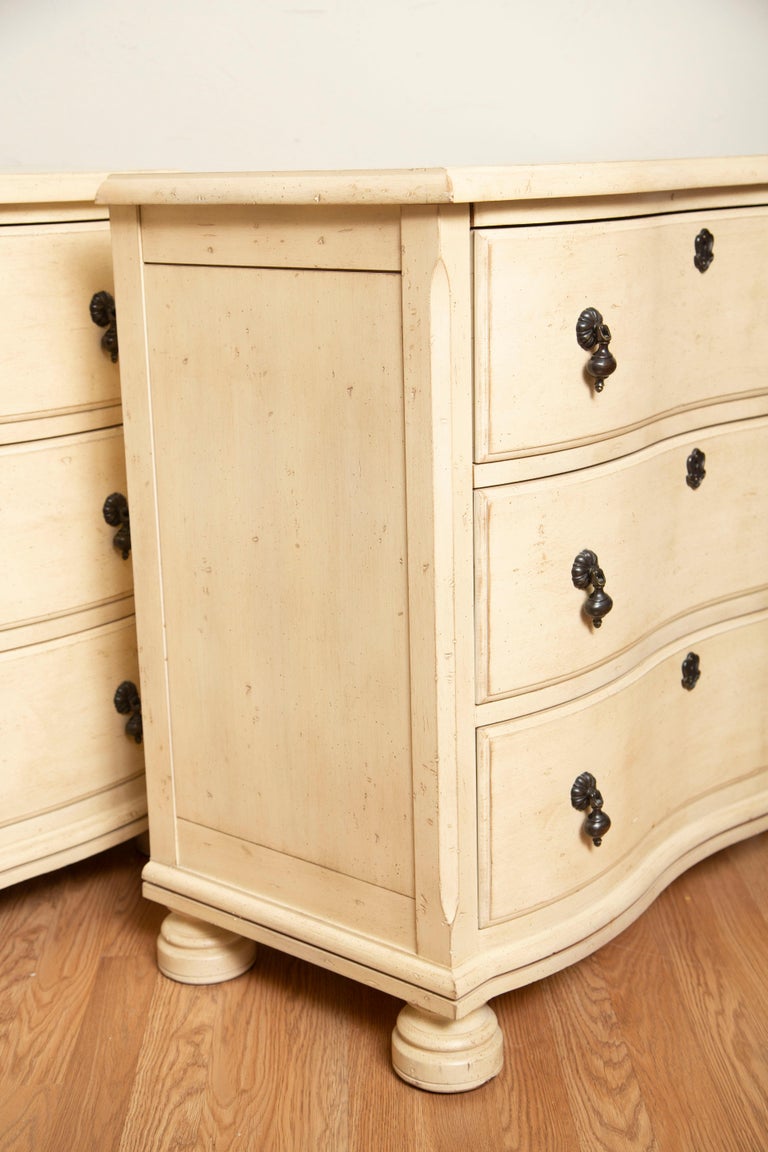 Pair of Painted Country French Chests For Sale at 1stdibs