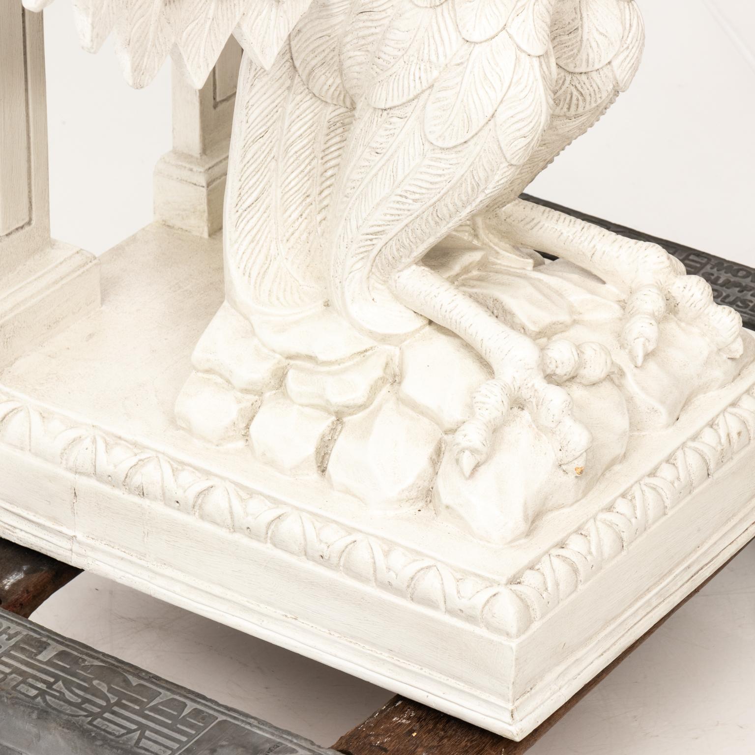 Pair of Painted Eagle Consoles 2