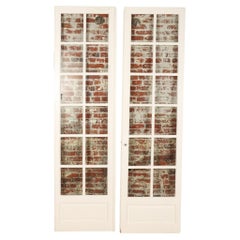 Pair of Painted French Doors, C 1900