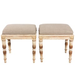 Pair of Painted Gustavian Benches