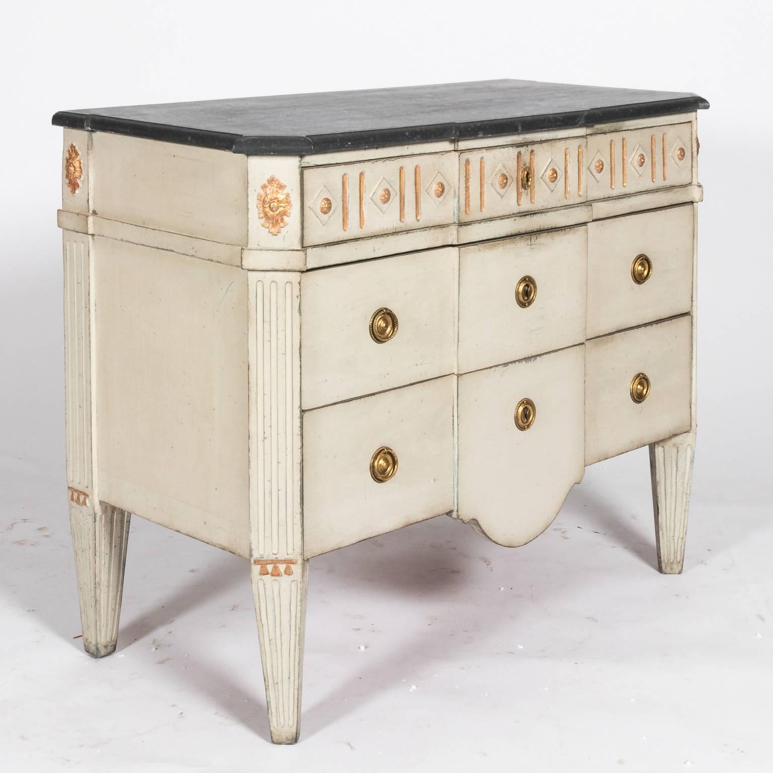 Pair of Painted Gustavian Commodes 15