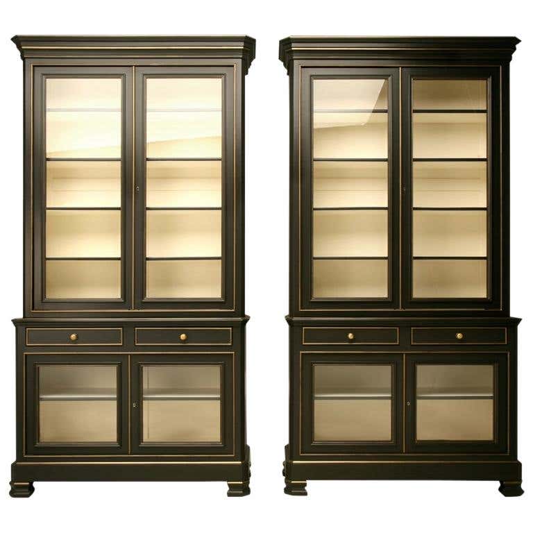 French Inspired Bookcase, Custom HandMade to Order in Our Chicago