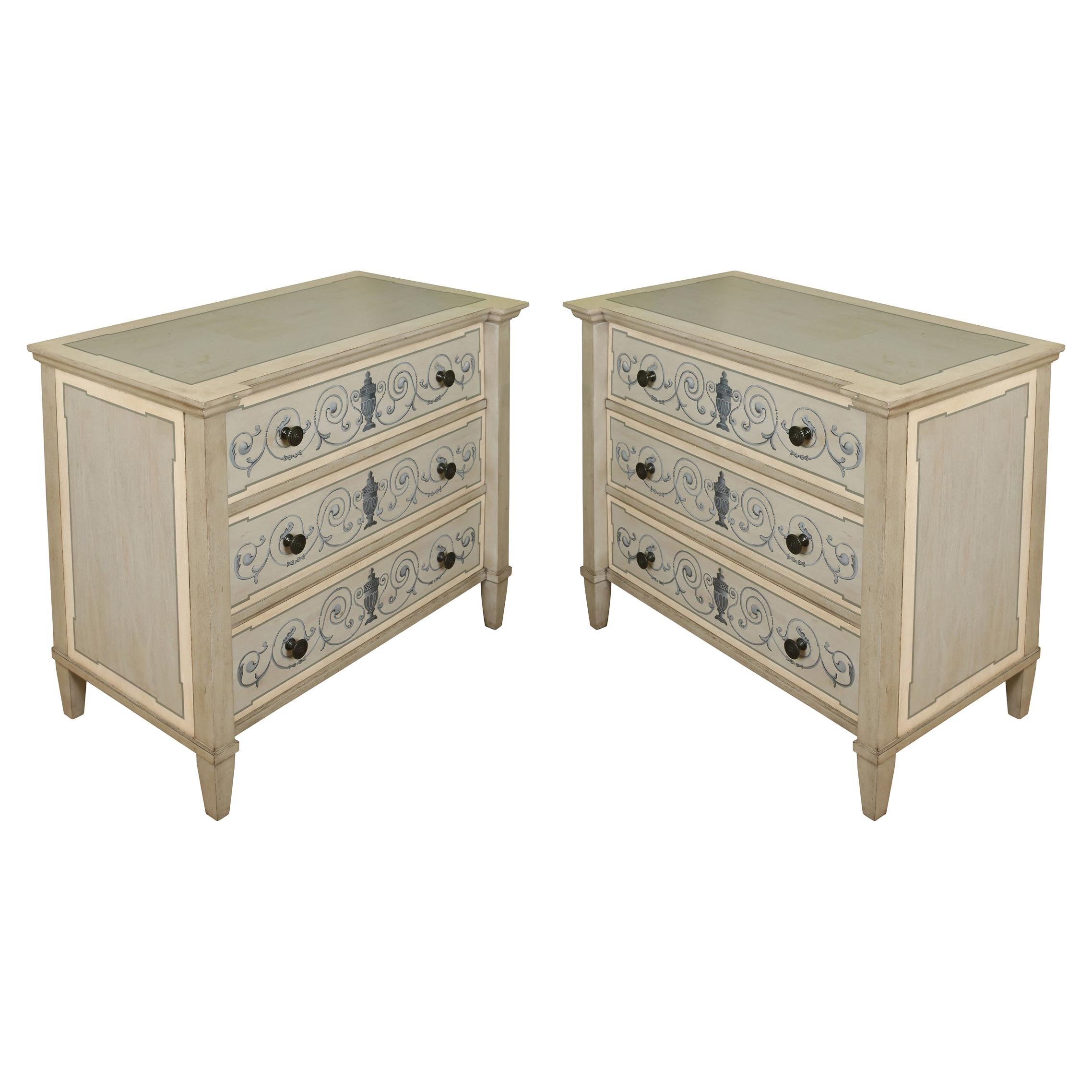 Painted Neoclassical Style Chest