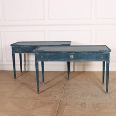 Pair of Painted Oak Desks/ Bedside Tables
