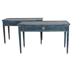 Pair of Painted Oak Desks/ Bedside Tables