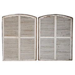 Pair of Painted Shutters