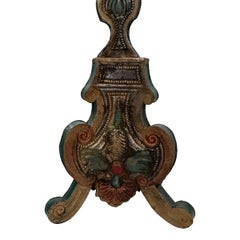 Pair of Painted Tole Lamps