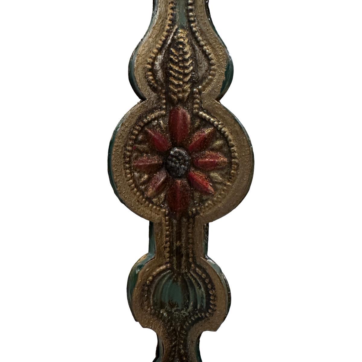 italien Paire de lampes Tole peintes en vente