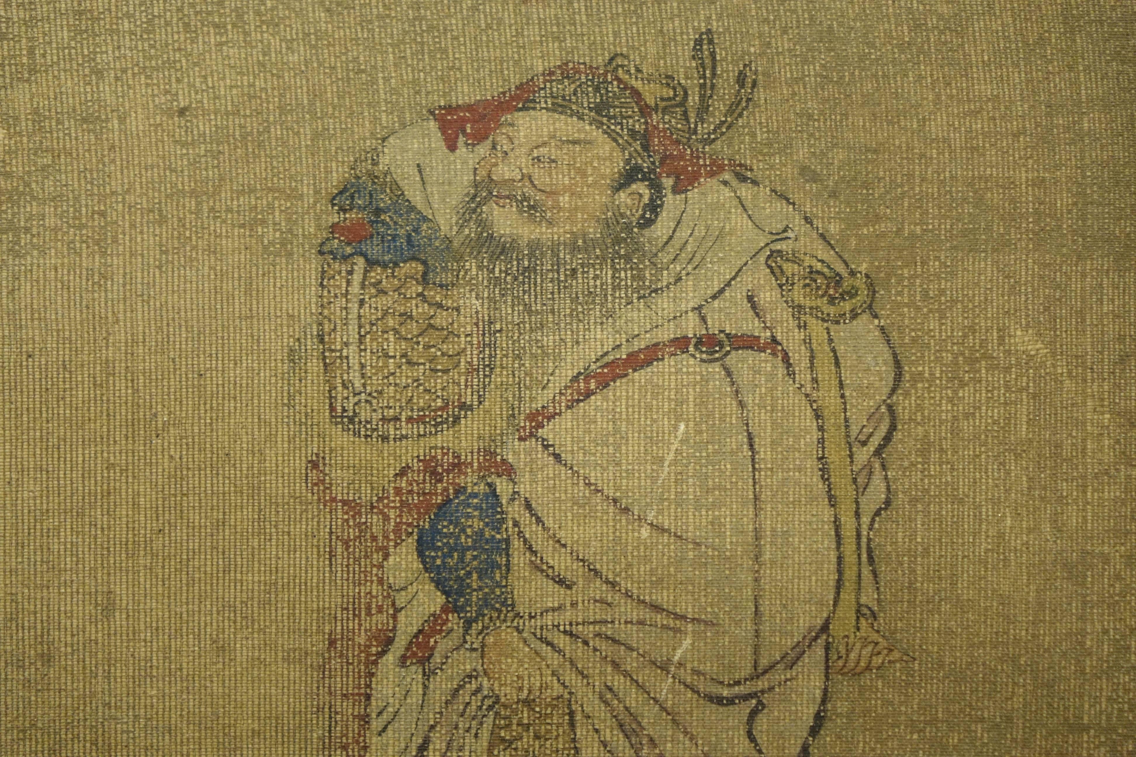 Pair of Painting on Silk, China, 19th Century 1