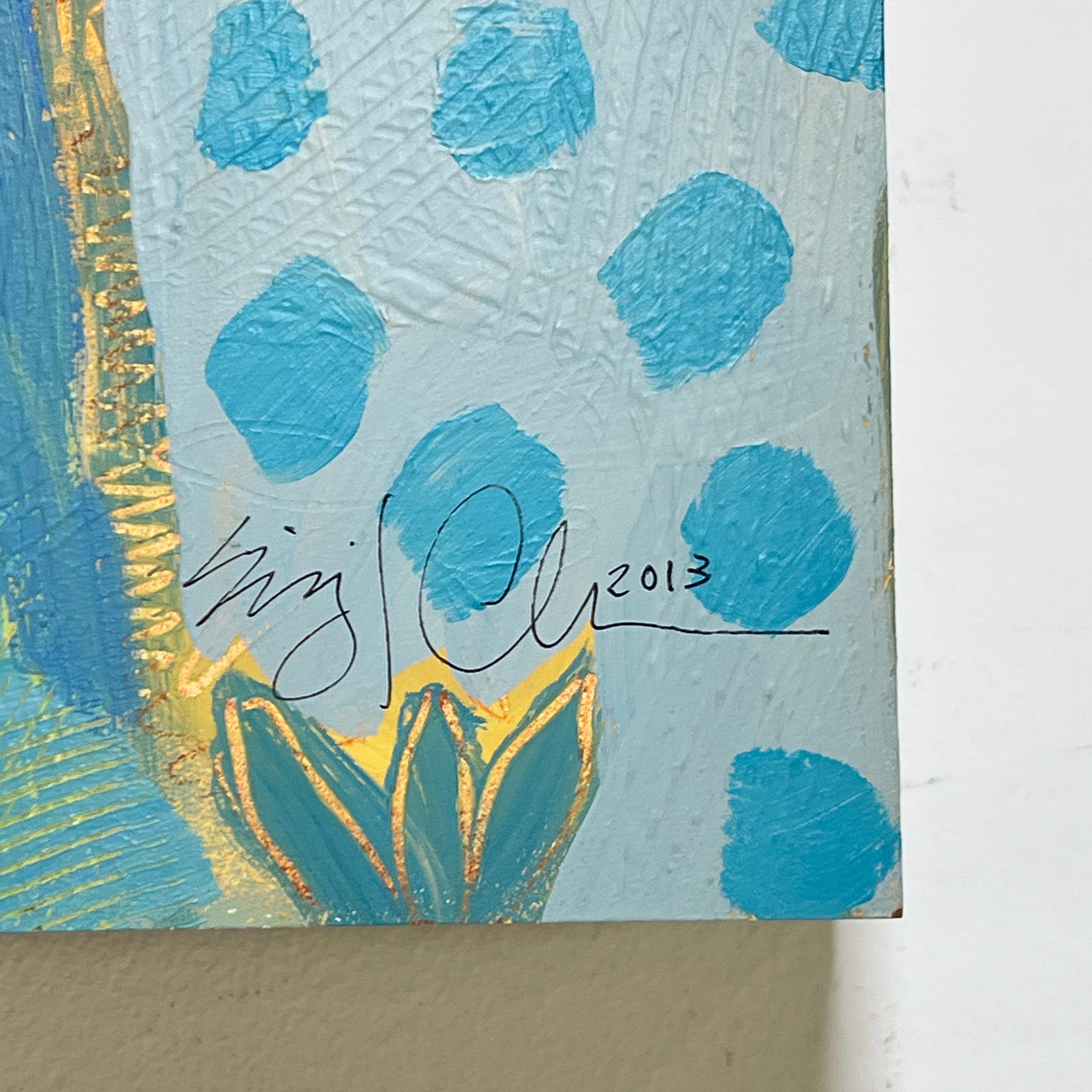 Postmoderne Pair of Paintings by Sigrid Olsen, Circa 2000s en vente