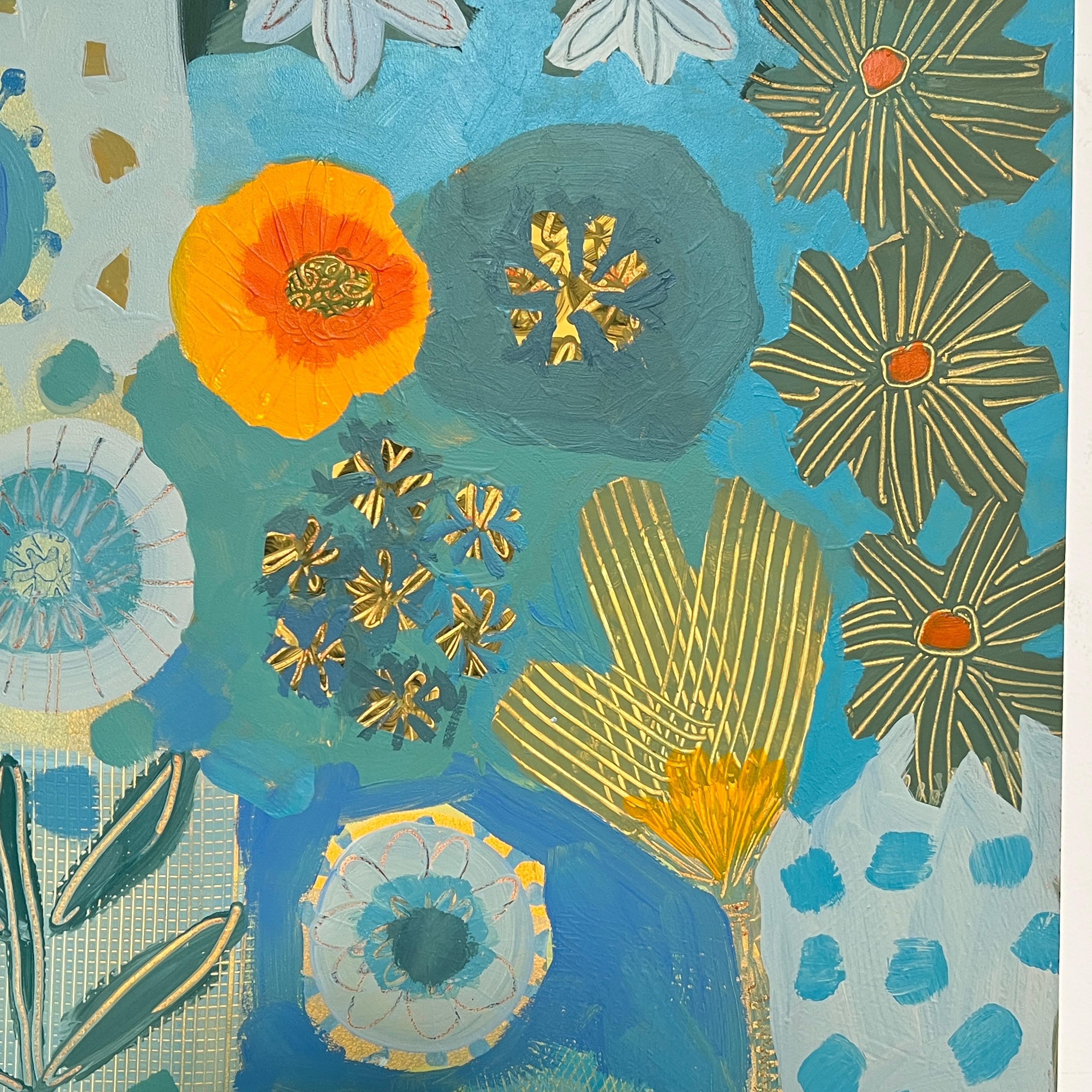 Pair of Paintings by Sigrid Olsen, Circa 2000s en vente 1