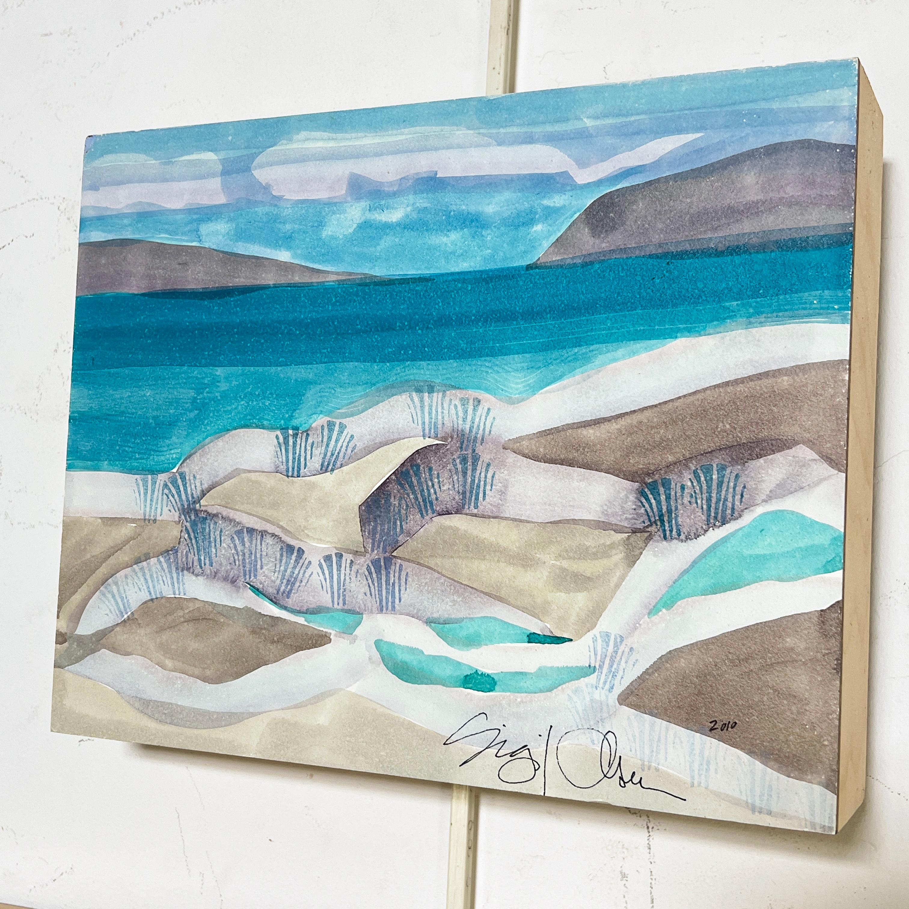 Pair of Paintings by Sigrid Olsen, Circa 2000s en vente 3