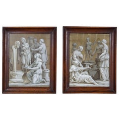 Pair of Paintings on Silk