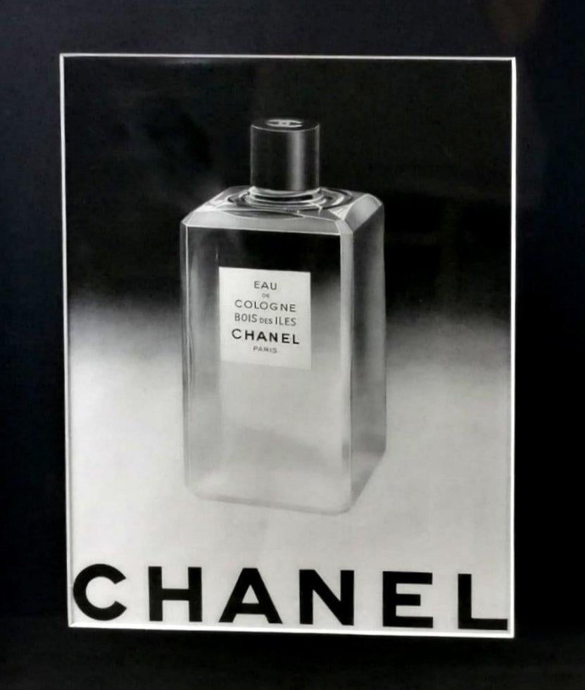 20th Century Pair of Paintings with Original Chanel Perfume Advertising, 1950s