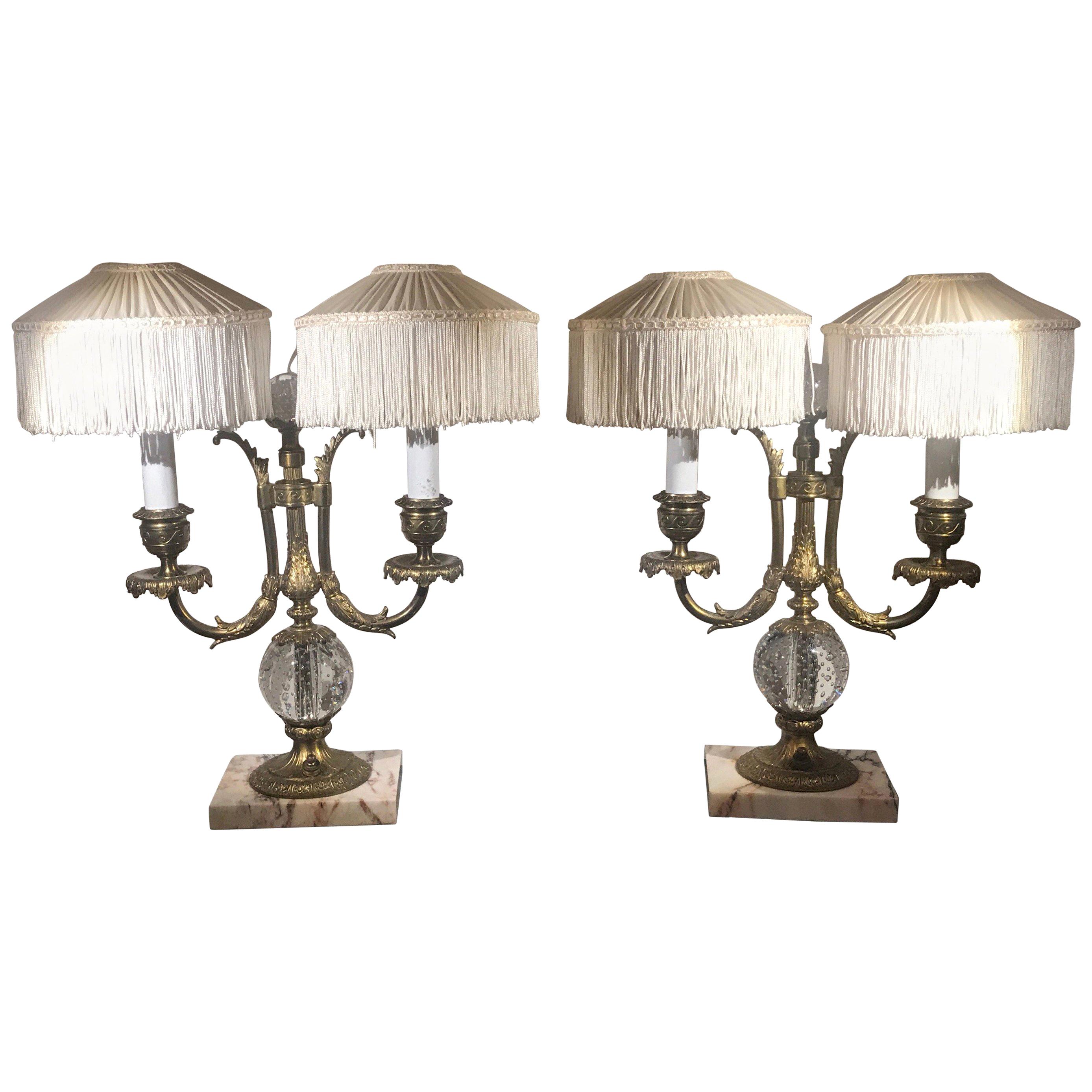 Pair of Pairpoint Lamps, circa 1910