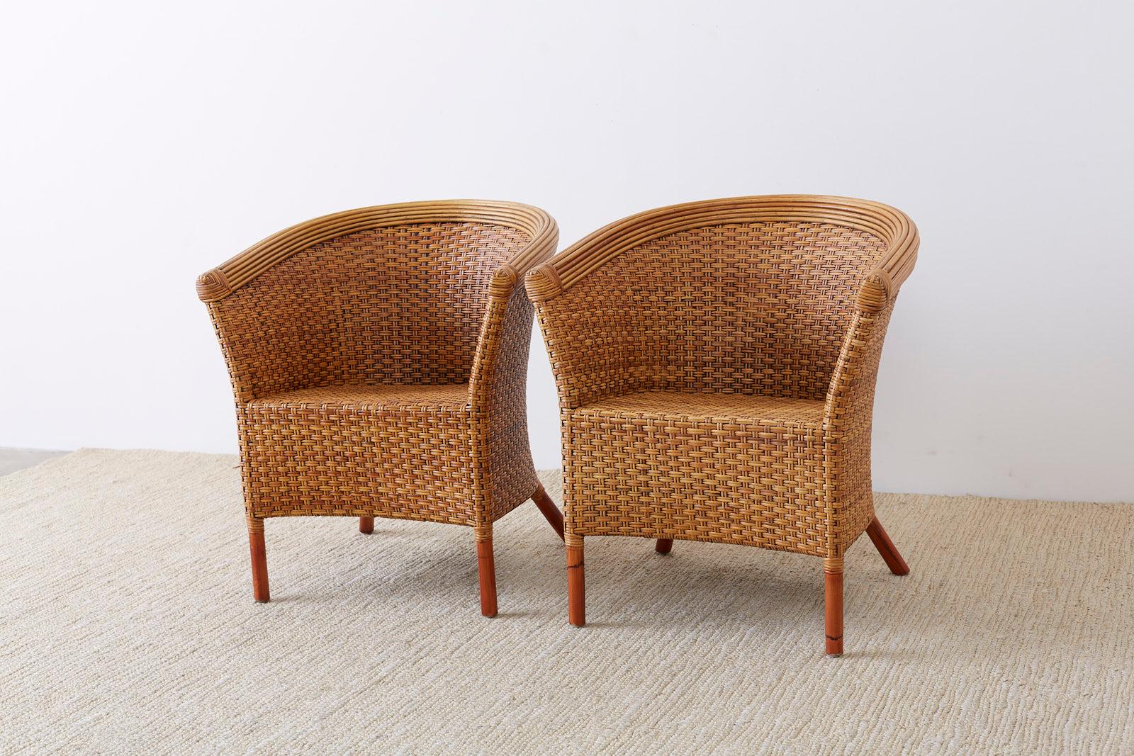 vintage palecek wicker