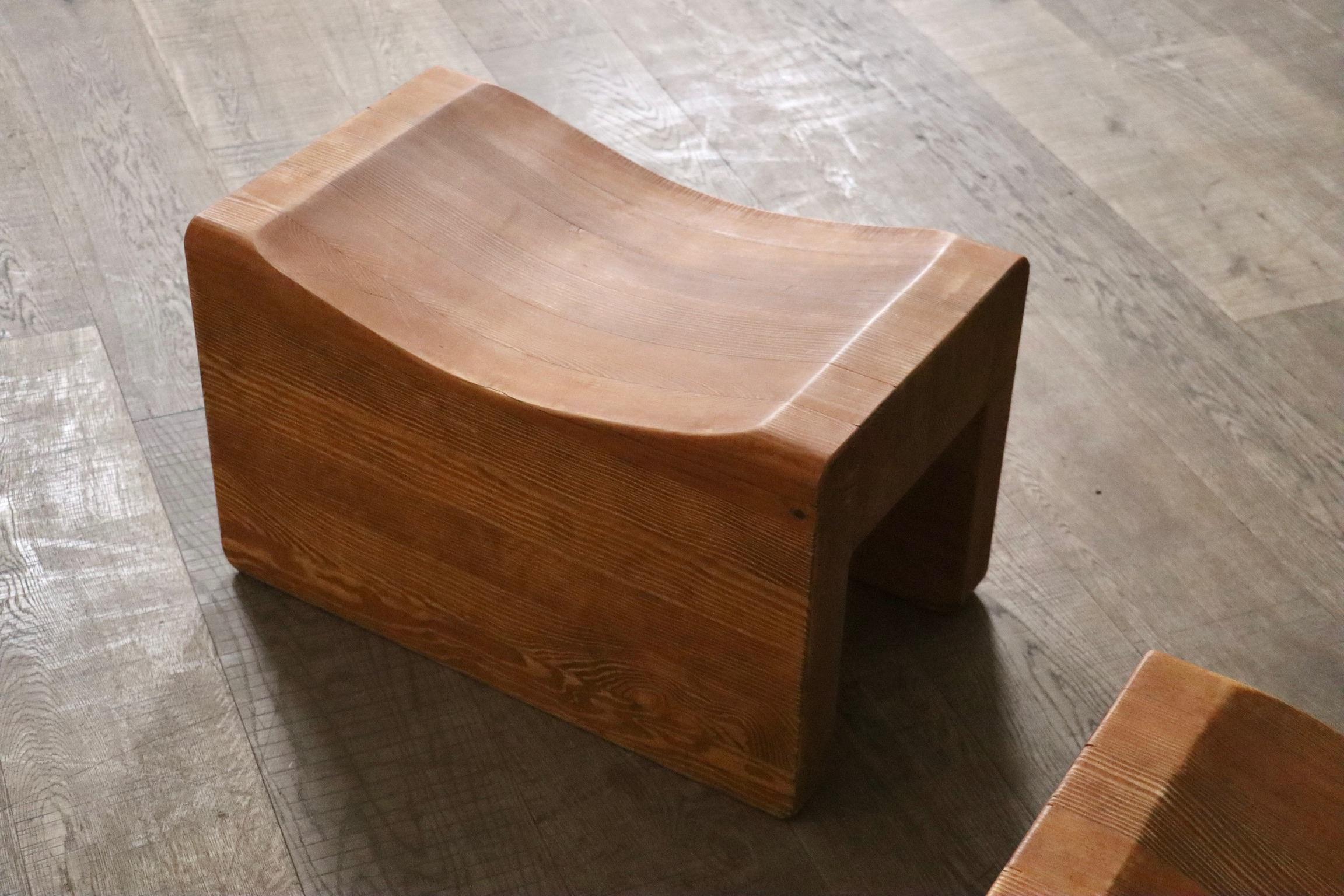 Coppia di sgabelli 'Palle' di K.K. Pettersson e Söner Svezia anni '70 in vendita 7
