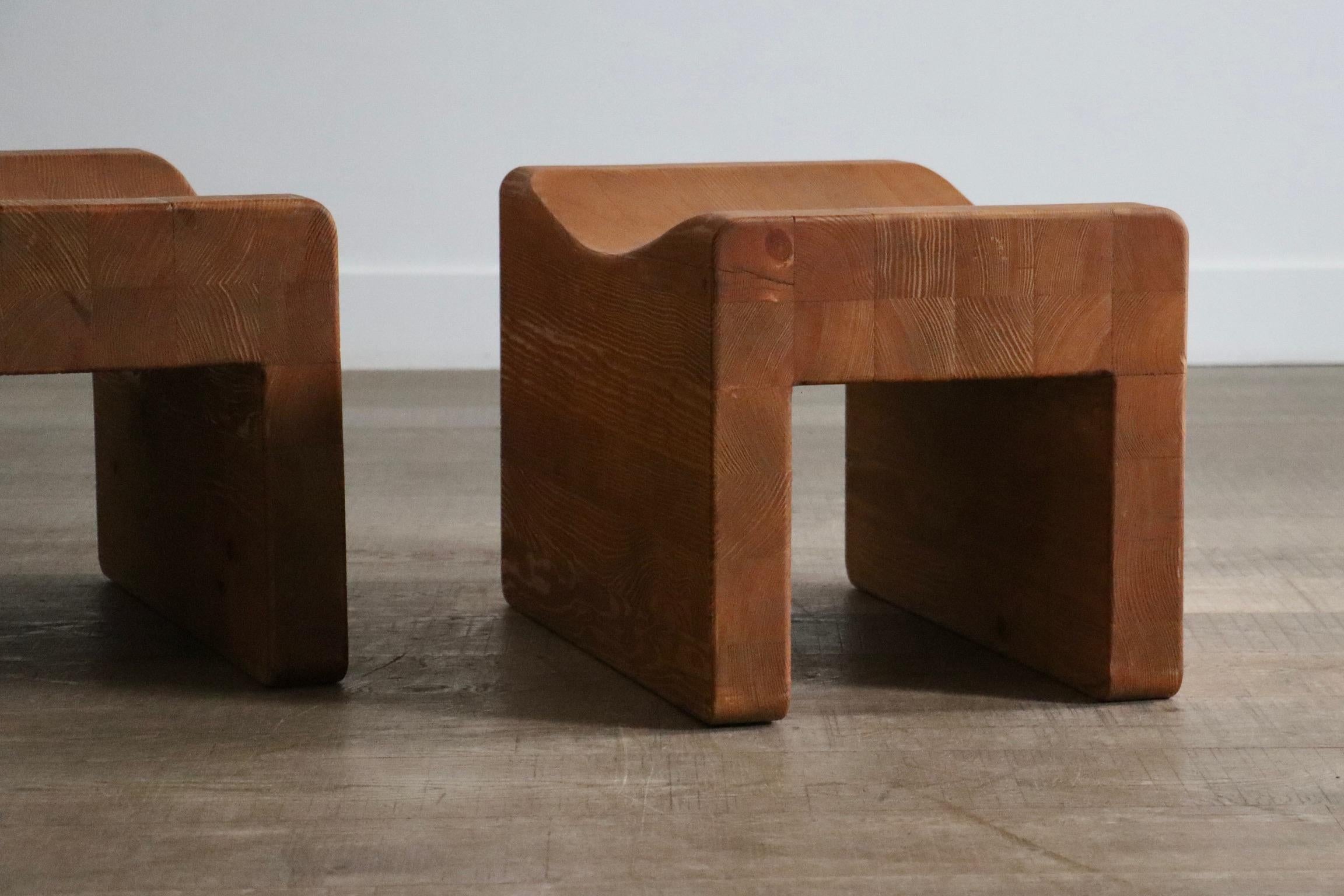 Coppia di sgabelli 'Palle' di K.K. Pettersson e Söner Svezia anni '70 in vendita 9