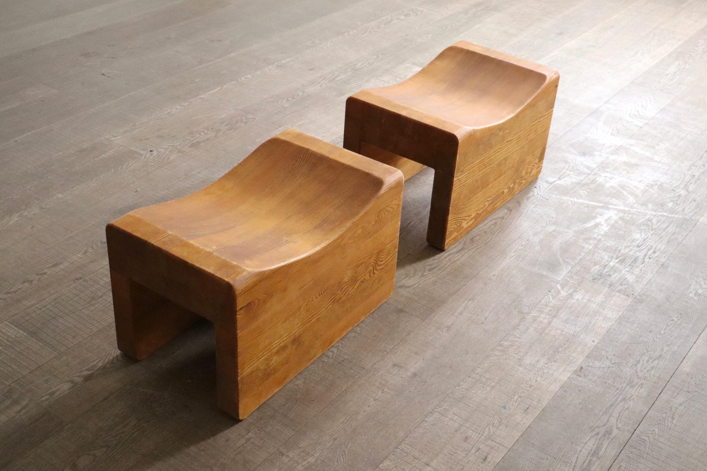 Coppia di sgabelli 'Palle' di K.K. Pettersson e Söner Svezia anni '70 in vendita 1