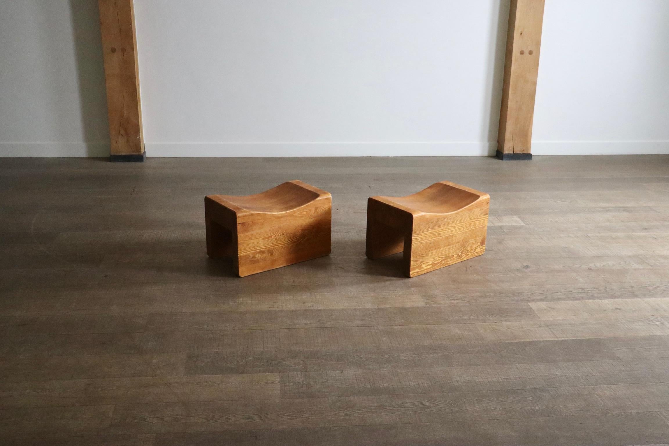 Coppia di sgabelli 'Palle' di K.K. Pettersson e Söner Svezia anni '70 in vendita 2