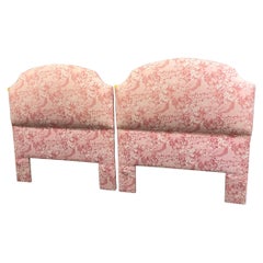Pair of Palm Beach Regency Twin Headboards