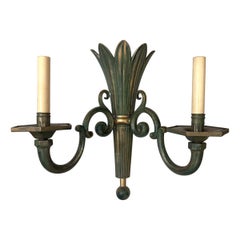 Pair of Palm Sconces