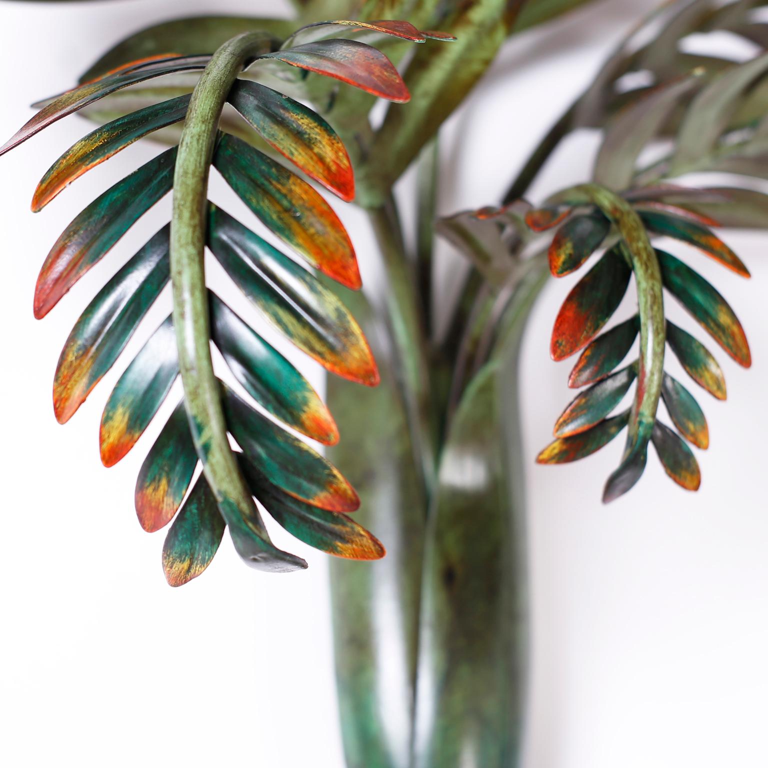 palm tree sconces