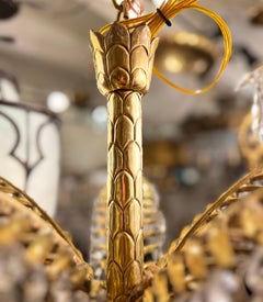 Pair of Palm Tree Chandeliers. Sold individually.