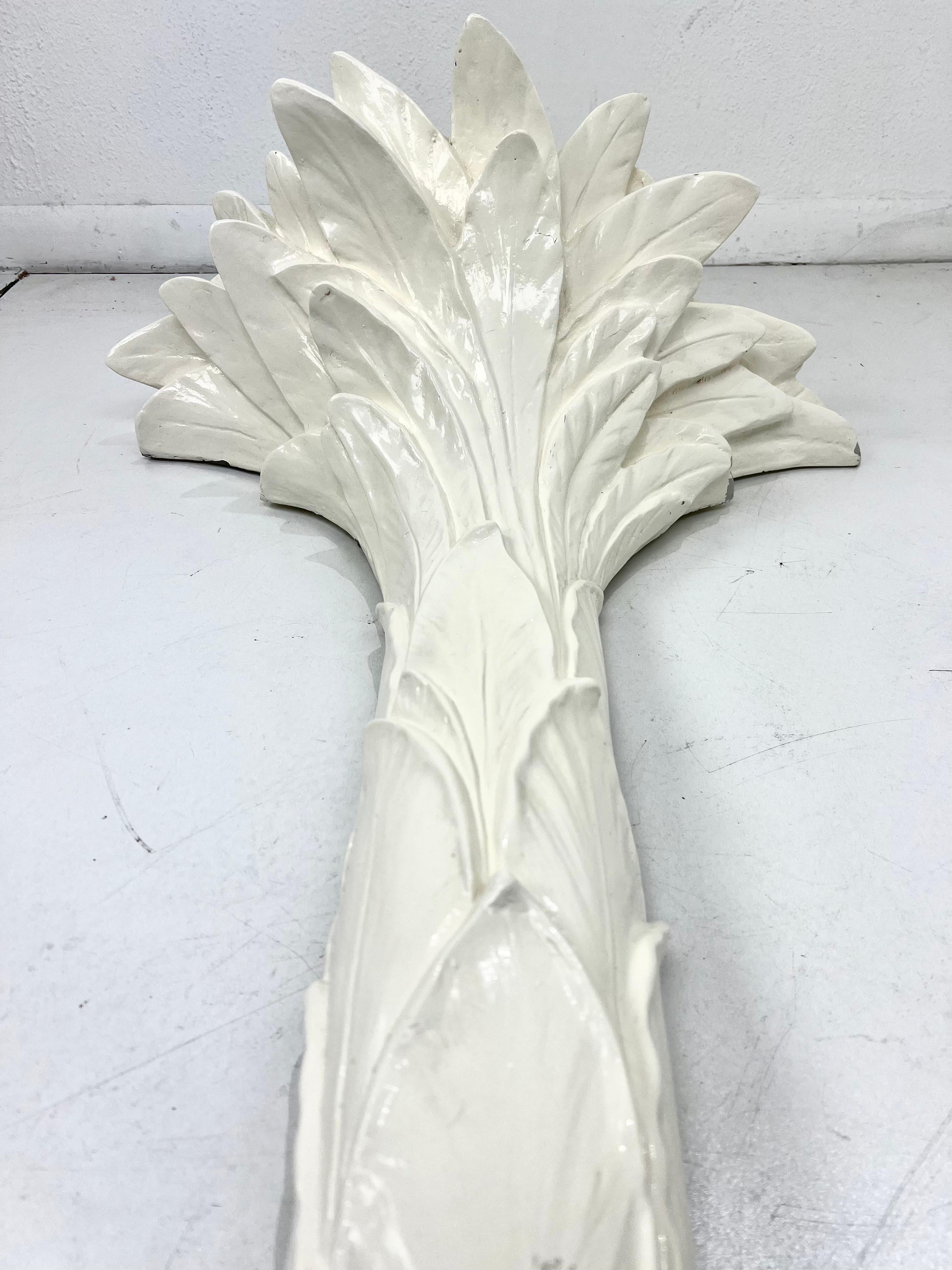 Paire de lampes torchères en forme de palmier dans le style de Dorothy Draper en vente 9