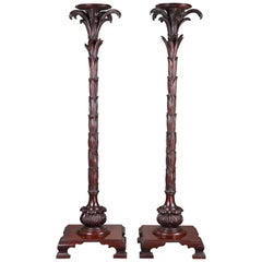 Antique Pair of "Palmtree" Shaped Stands, England, Circa 1880
